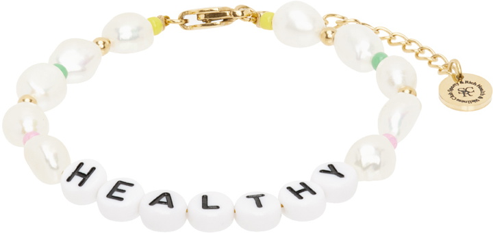 Photo: Sporty & Rich White Pearl 'Healthy' Bracelet