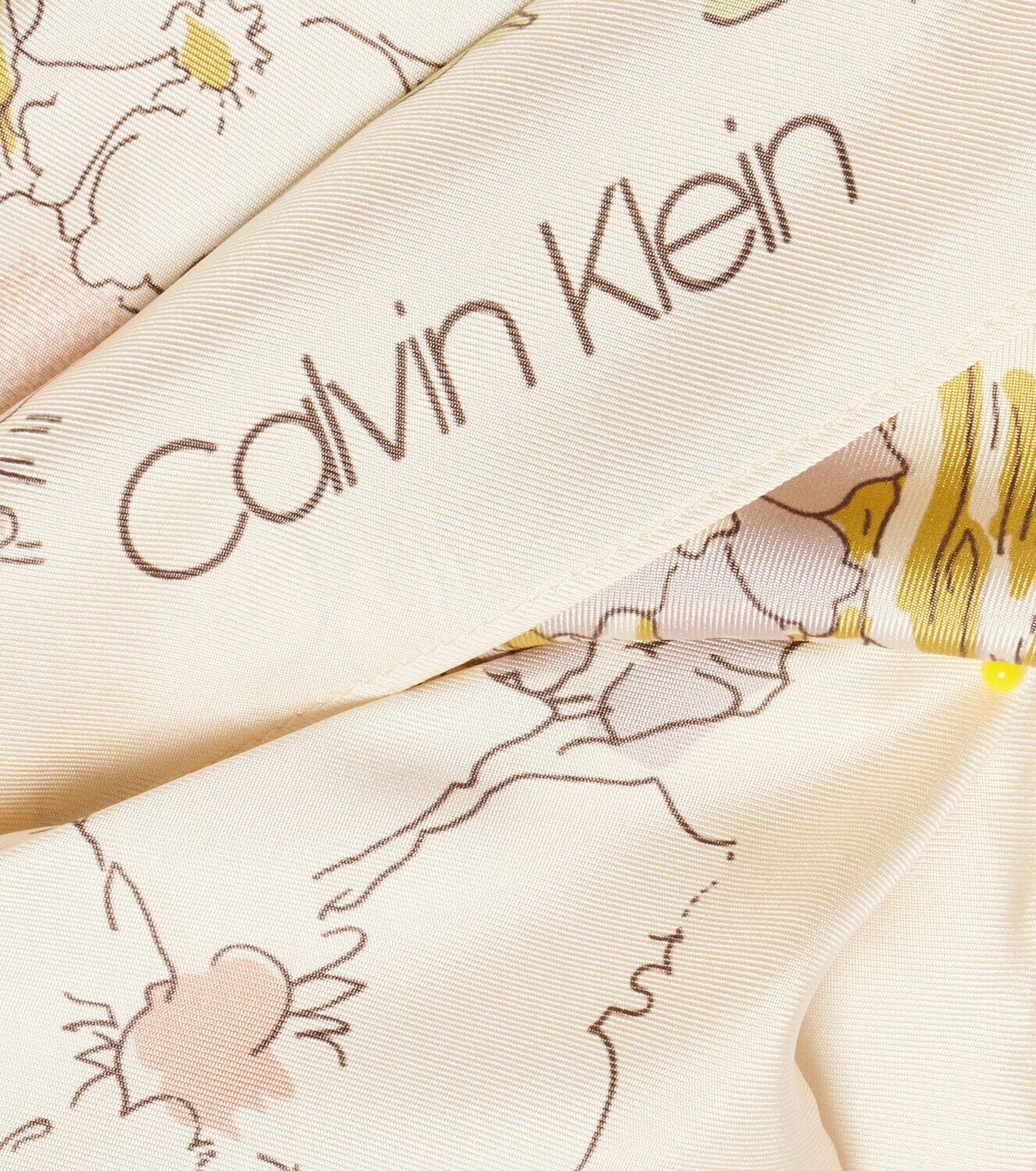 Calvin Klein Collection Lorelai floral silk scarf
