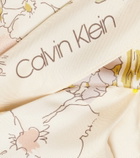 Calvin Klein Collection Lorelai floral silk scarf