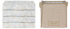 Versace Blue & Beige Barocco Floor Basket Towel Set, 5 pcs