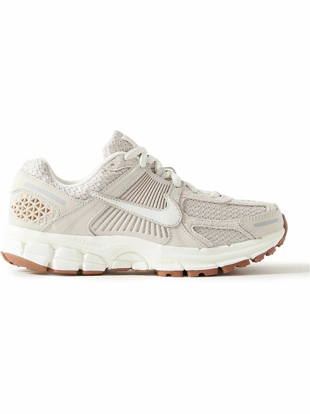 Photo: Nike - Zoom Vomero 5 Rubber-Trimmed Mesh and Brushed-Suede Sneakers - Neutrals
