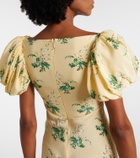 Rodarte Floral silk crêpe gown