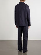 Derek Rose - Paris 17 Cotton-Poplin Pyjama Set - Black