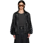 LU'U DAN Black LD Windbreaker Jacket
