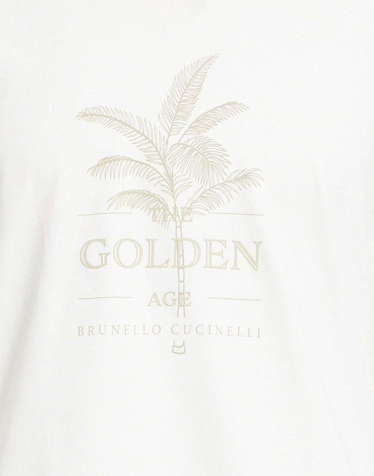 Brunello Cucinelli Mens T-shirt in White