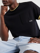 LOEWE - Anagram-Embroidered Cotton-Jersey T-Shirt - Black
