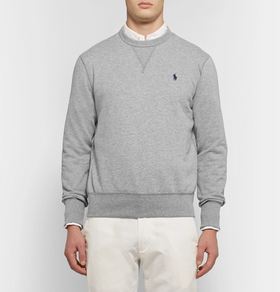 POLO RALPH LAUREN - Cotton-blend jersey sweatshirt
