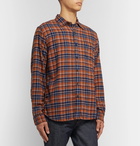 Alex Mill - Checked Cotton-Flannel Shirt - Orange