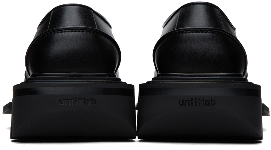 Untitlab® Black Heel Derbys