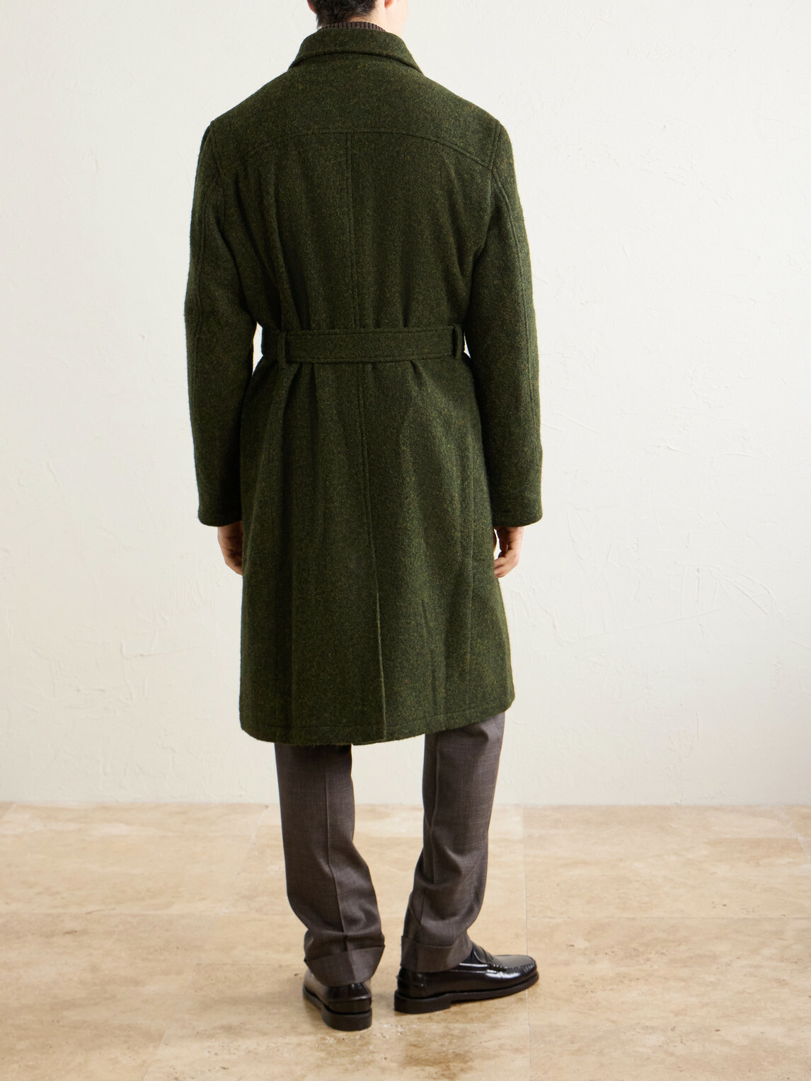 Oliver Spencer - Morgan Double-Breasted Wool Coat - Green