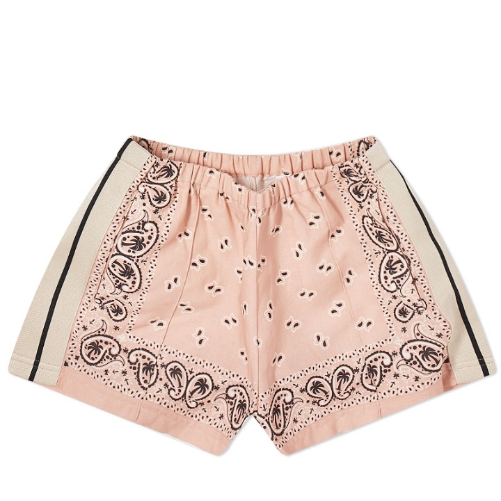 Photo: Palm Angels Women's Paisley Track Shorts in Pink