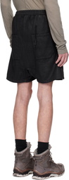 11 by Boris Bidjan Saberi Black Coated Object Shorts
