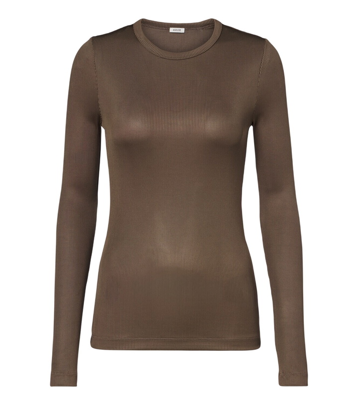 Photo: Agolde Delphi ribbed-knit top
