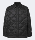 Prada Logo quilted down jacket