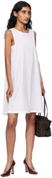 Max Mara White Campale Minidress