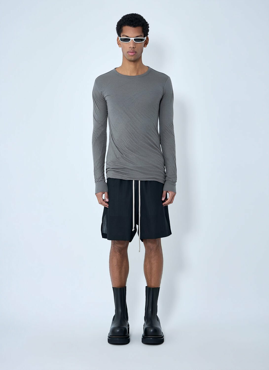 Rick Owens Crewneck Long Sleeve T-Shirt