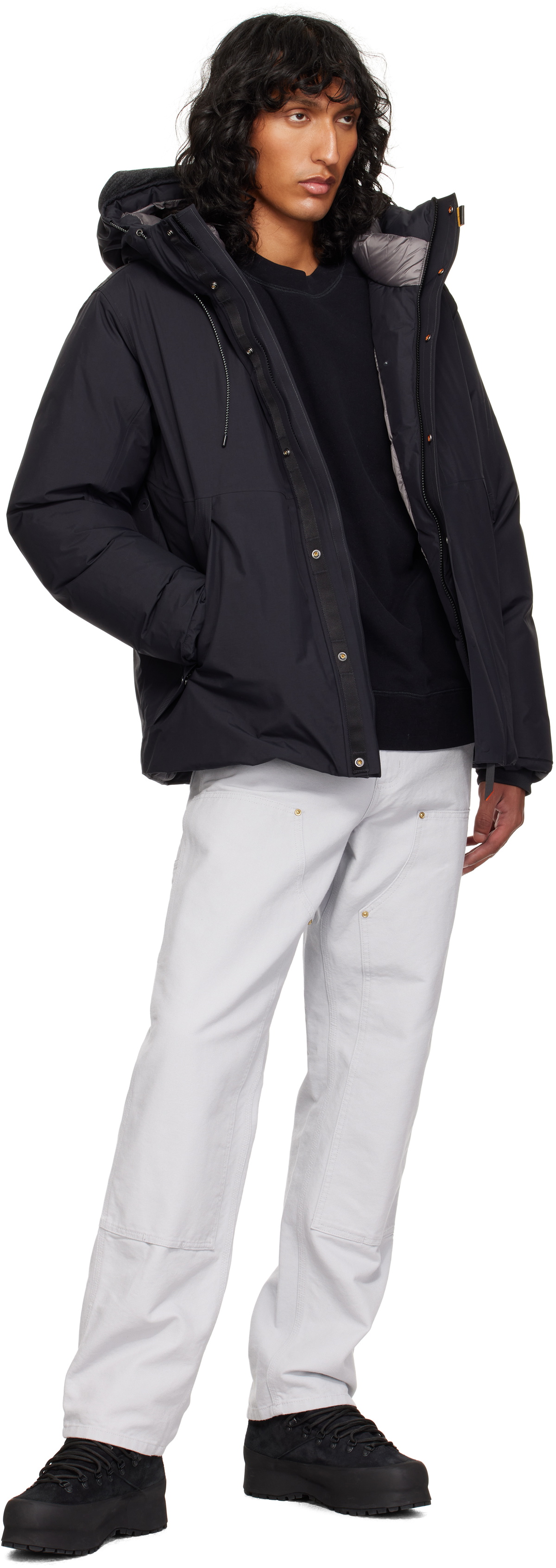 Parajumpers Black Helo Down Jacket