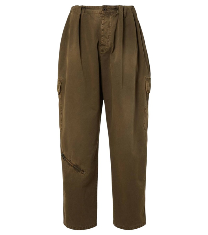 Photo: Loewe Balloon leather-trimmed cargo pants