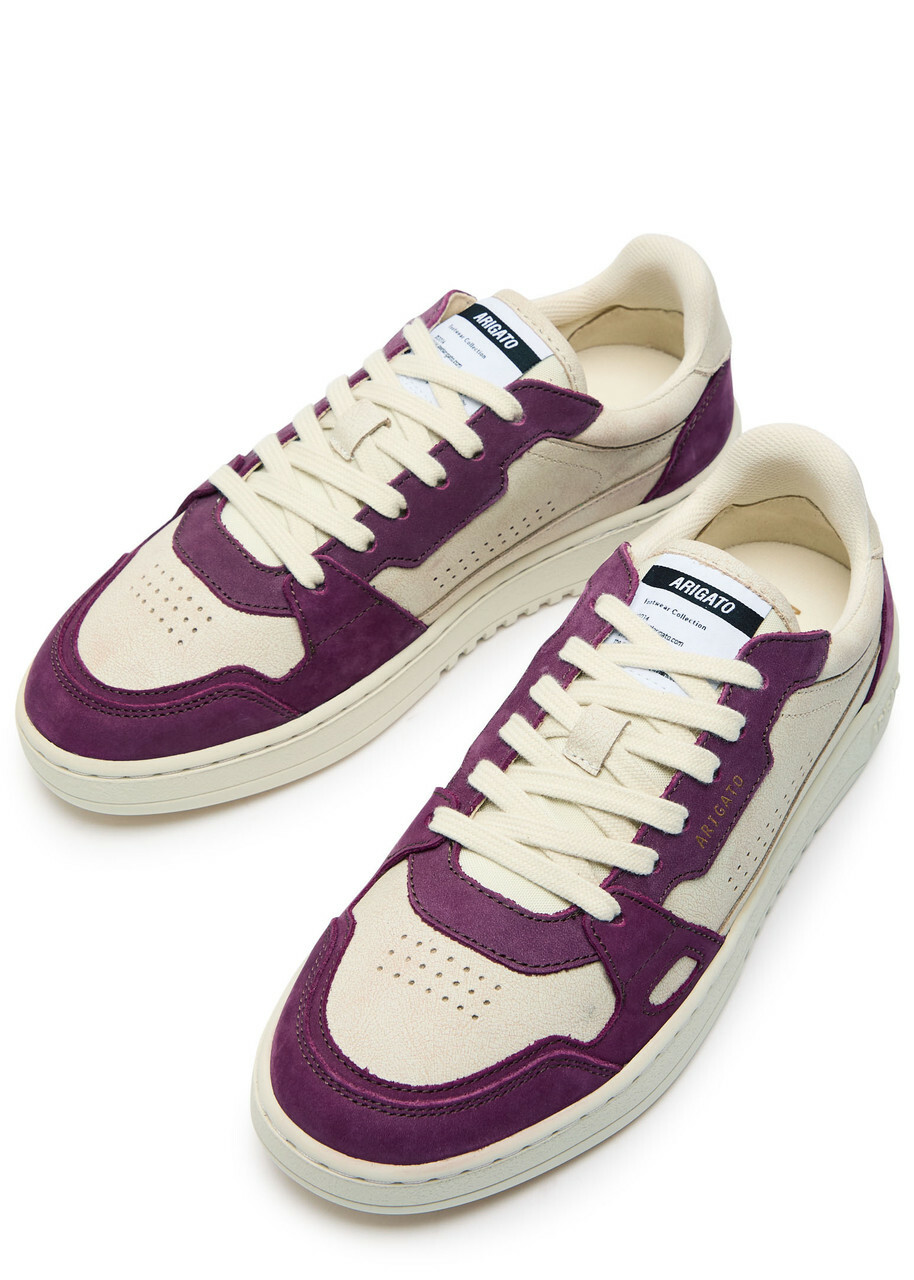 Axel Arigato Dice Lo Panelled Suede Sneakers Beige