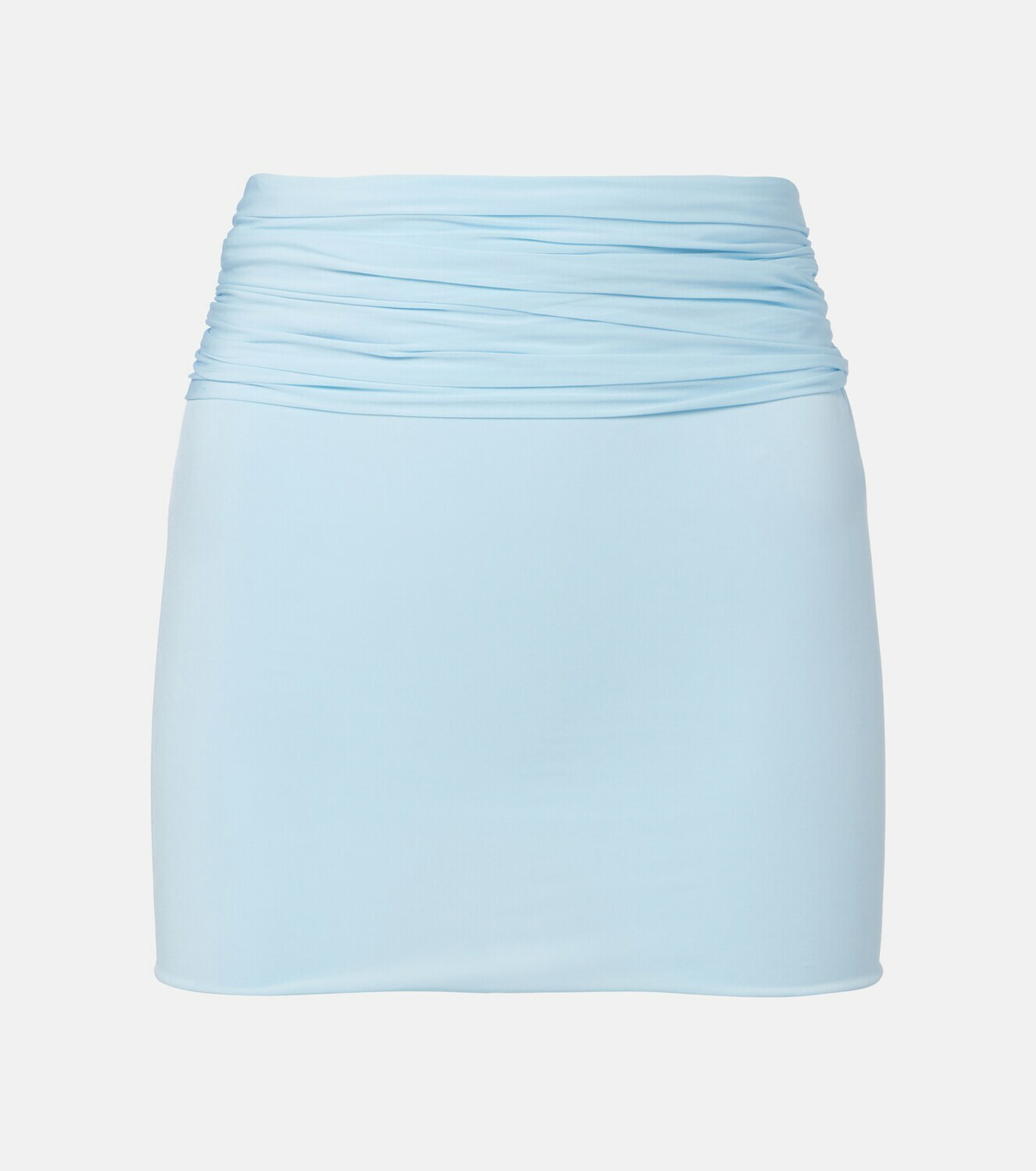 Wardrobe.NYC Ruched miniskirt