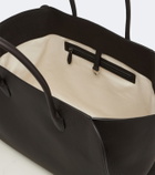 The Row Marlo 17 leather tote bag