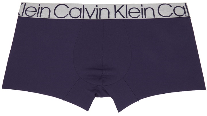 Photo: Calvin Klein Underwear Blue Micro Boxer Briefs