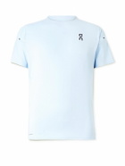 ON - Performance-T Stretch Recycled-Jersey and Mesh T-Shirt - Blue
