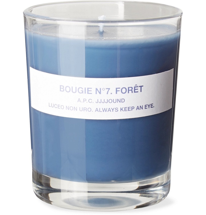 Photo: A.P.C. - JJJJound No 7 Forêt Scented Candle, 150g - Blue