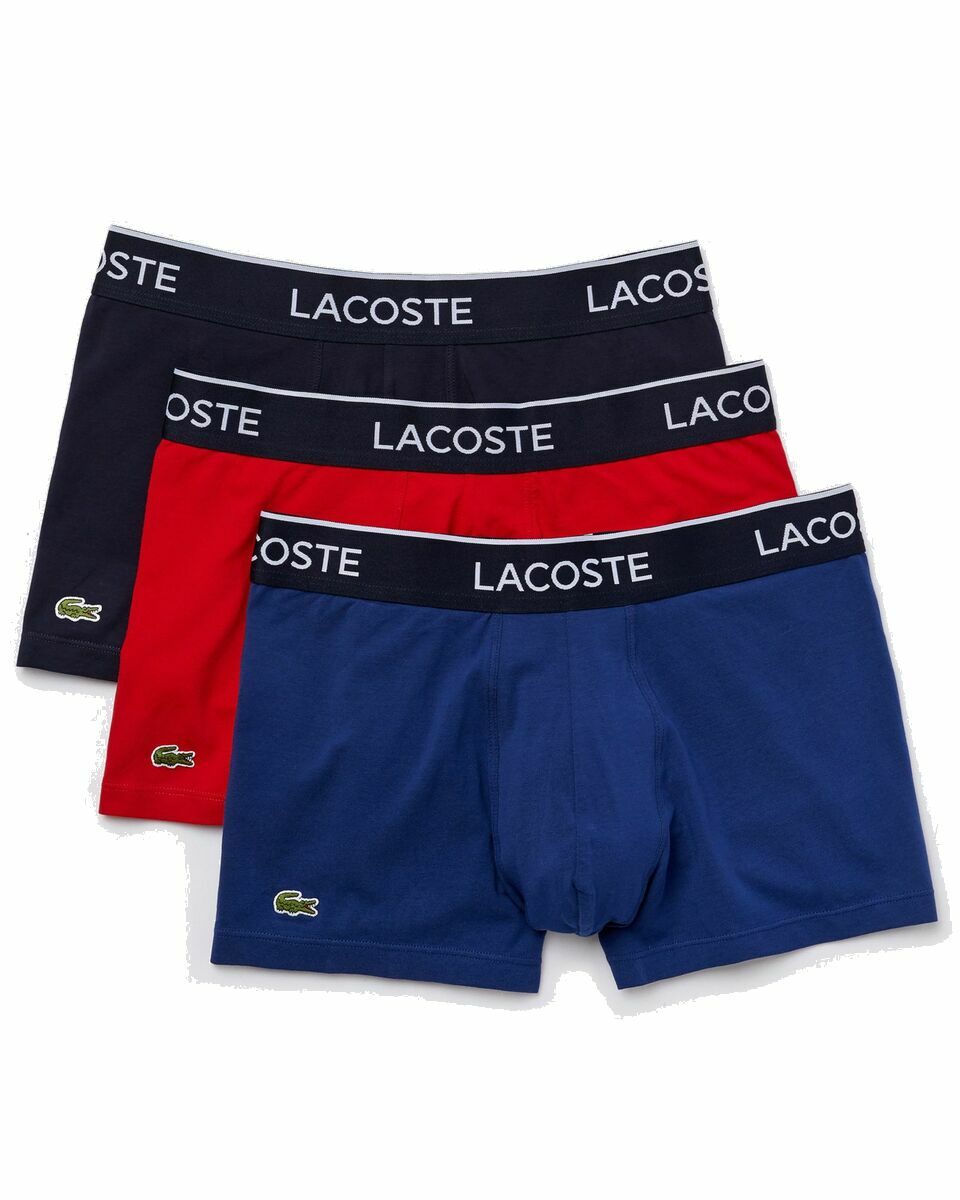 Photo: Lacoste Boxer 3 Pack Multi - Mens - Boxers & Briefs