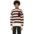 Opening Ceremony White Stripe Varsity Sweater