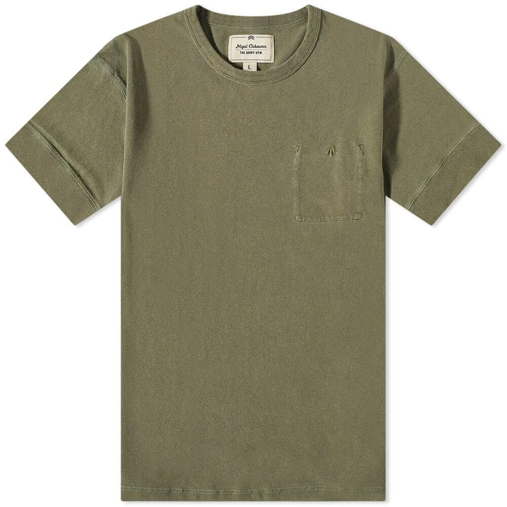 Photo: Nigel Cabourn Men's Military Pocket T-Shirt in Usmc Green