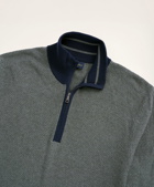 Brooks Brothers Men's Cotton Pique Half-Zip | Grey