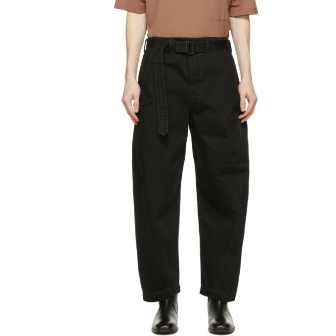 Lemaire Black Twisted Jeans Lemaire