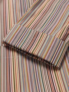 Paul Smith - Striped Cotton-Poplin Robe - Red