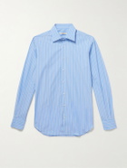 Husbands - Striped Supima Cotton-Poplin Shirt - Blue