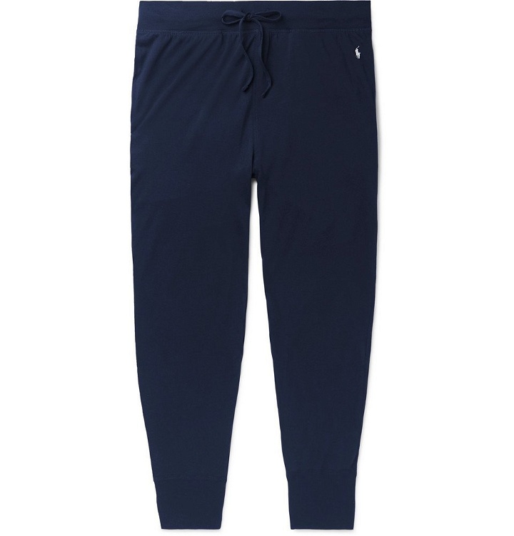 Photo: Polo Ralph Lauren - Tapered Cotton-Jersey Sweatpants - Navy