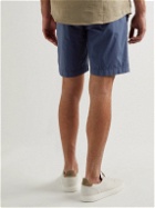 Dunhill - Straight-Leg Cotton-Blend Shorts - Blue