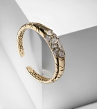Marina B Onda 18kt gold bangle with diamonds