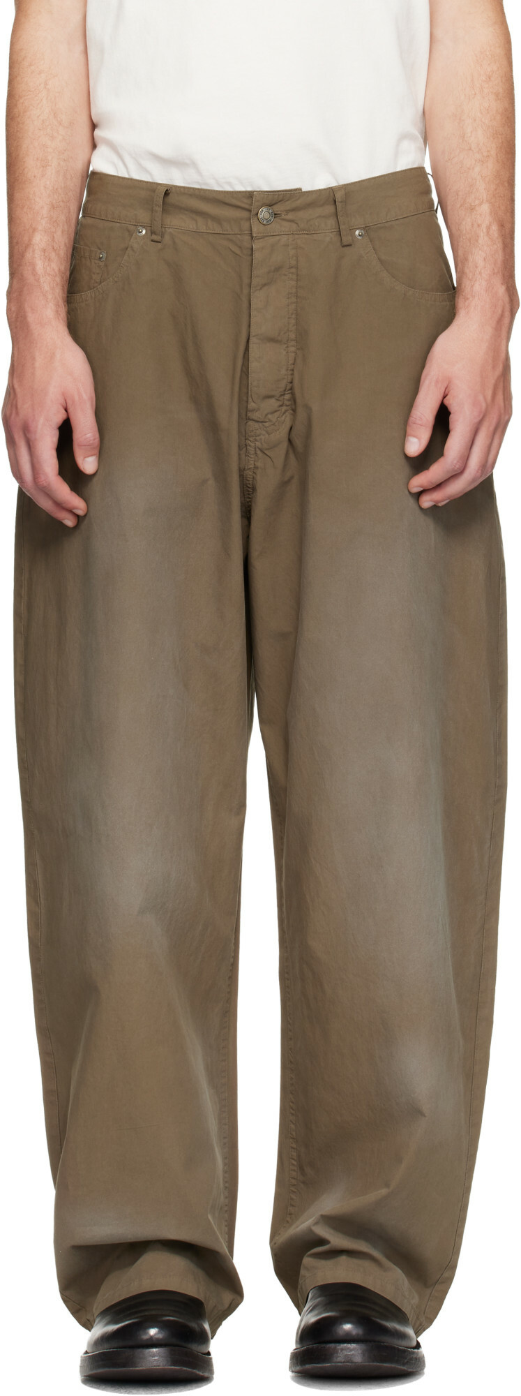 424 Khaki Big Daddy Trousers