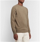 Sunspel - Slim-Fit Wool Sweater - Brown
