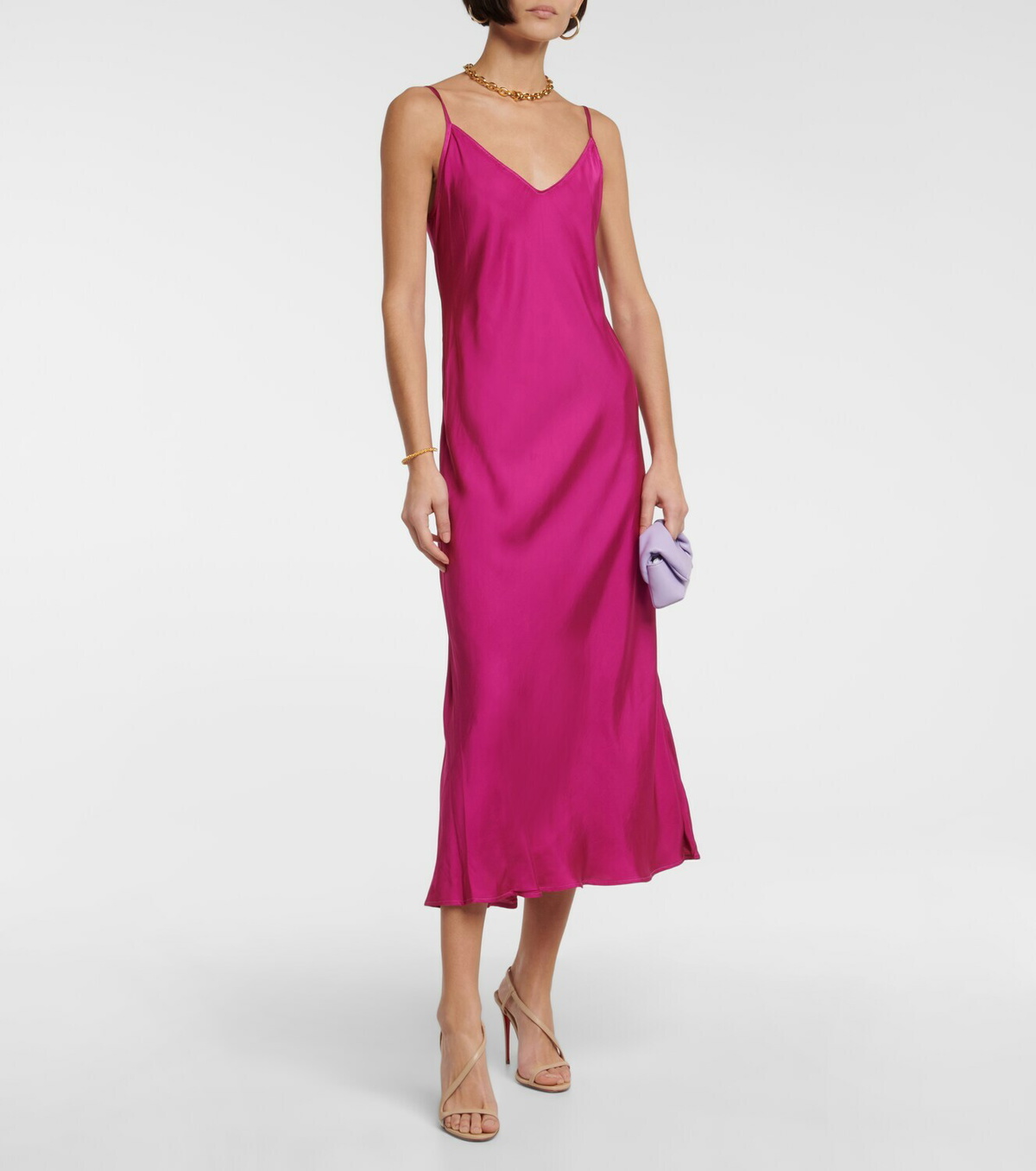 Velvet - Poppy slip midi dress