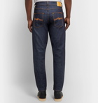 Nudie Jeans - Steady Eddie II Tapered Organic Stretch-Denim Jeans - Dark denim