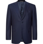 Canali - Navy Slim-Fit Wool-Twill Suit Jacket - Blue