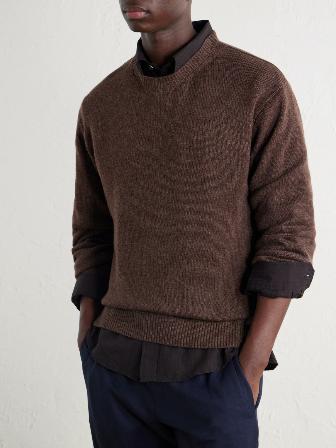 The Elder Statesman - Statesman Cashmere Sweater - Brown