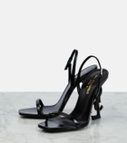 Saint Laurent Opyum 110 patent leather sandals