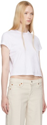 Re/Done White Hanes Edition Classic T-shirt