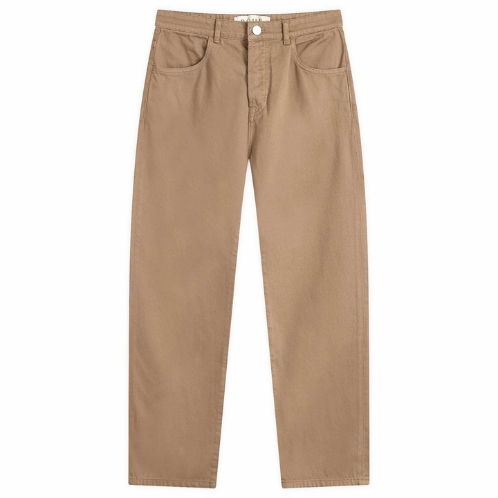 Photo: Róhe Men's Relaxed Leg Jeans in Taupe