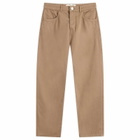 Róhe Men's Relaxed Leg Jeans in Taupe