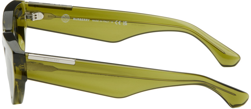 Burberry Green Classic Oval Sunglasses