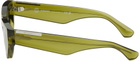 Burberry Green Classic Oval Sunglasses